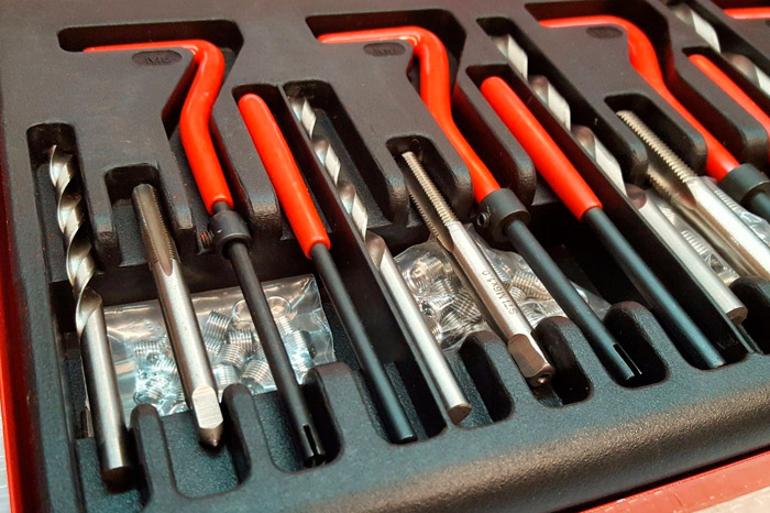 Los kits de reparación de roscas