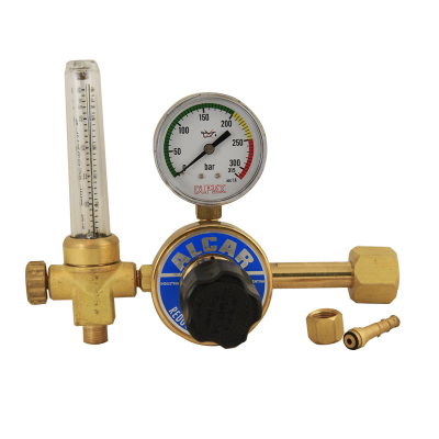 Valvula Red.co2 Gas Carbonico C/Caudalimetro -- Duplex