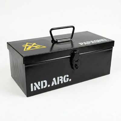 Caja De Herram.nº7 Metalica (42 X 16 X 17) -- Papagno