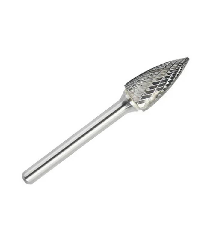 Fresa Lima Rotativa - Forma Ojival  Eje 6 Mm  - Sgs