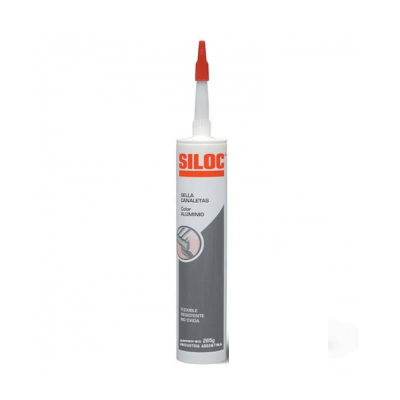 Cartucho 300Gr Sella Canaletas Gris -- Siloc