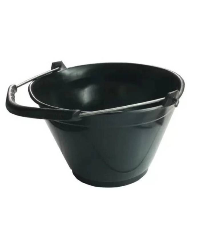 Balde Plastico Reforzado Negro