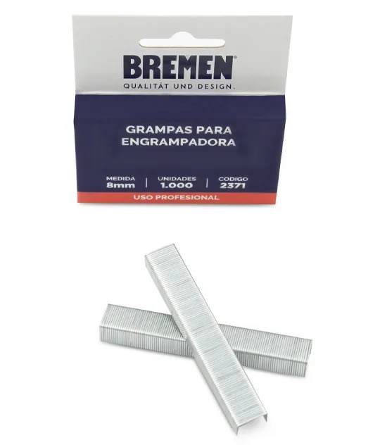 Grampa P/Engrampadora Manual 8 Mm Bremen