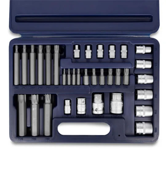 Juego De Bocallaves Y Puntas Atorn.torx Enc.3/8 (34 Pzas) Bremen