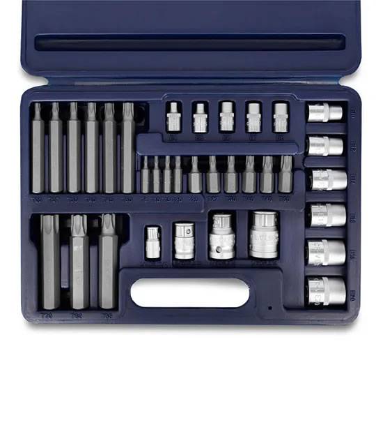 Juego De Bocallaves Y Puntas Atorn.torx Enc.3/8 (34 Pzas) Bremen