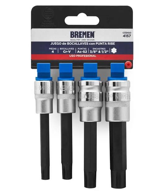 Juego De Bocallaves Ribe (M8-M10-M12-M14) (4 Pzas) Bremen
