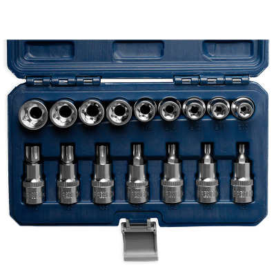 Juego De Bocallaves Torx Enc.1/2 (16 Pzas) Bremen
