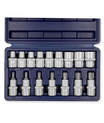 Juego De Bocallaves Torx Enc.1/2 (16 Pzas) Bremen