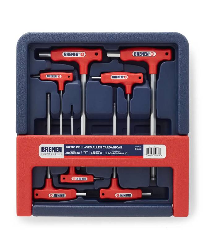 Juego De Llaves Allen T (7 Pzas) Pta Bola Bremen