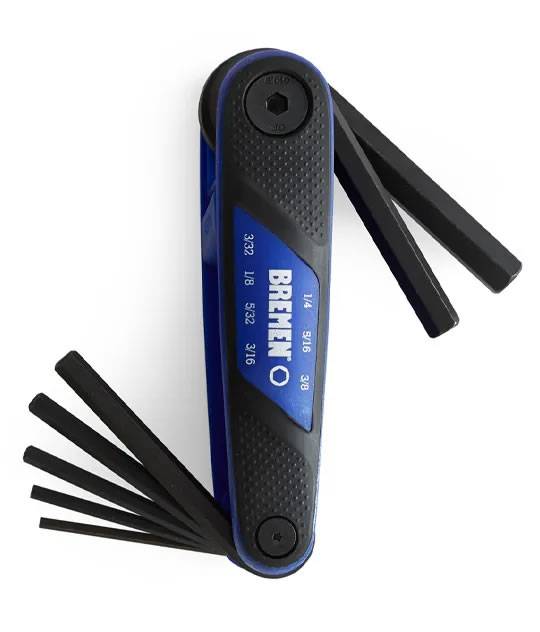 Juego De Llave Allen Pulg 7 Pzas Plegable Bremen