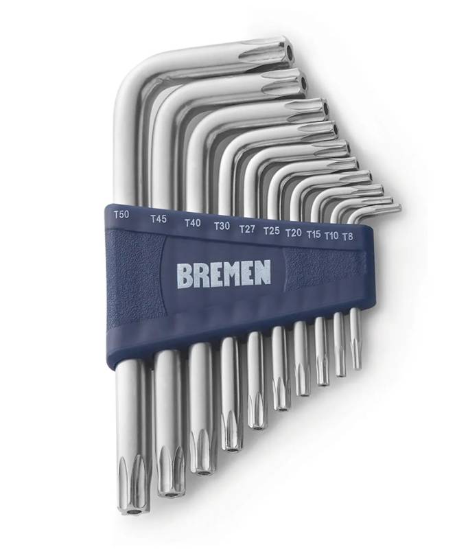 Juego De Llave Torx L 10 Pz. Cortas Bremen