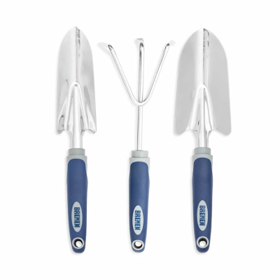 Juego De Jardineria 3 Pzas Palas + Rastrillo Bremen