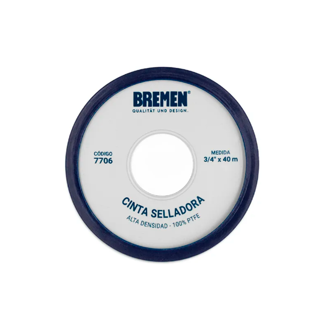 Teflon 3/4 X 40M Alta Densidad Bremen