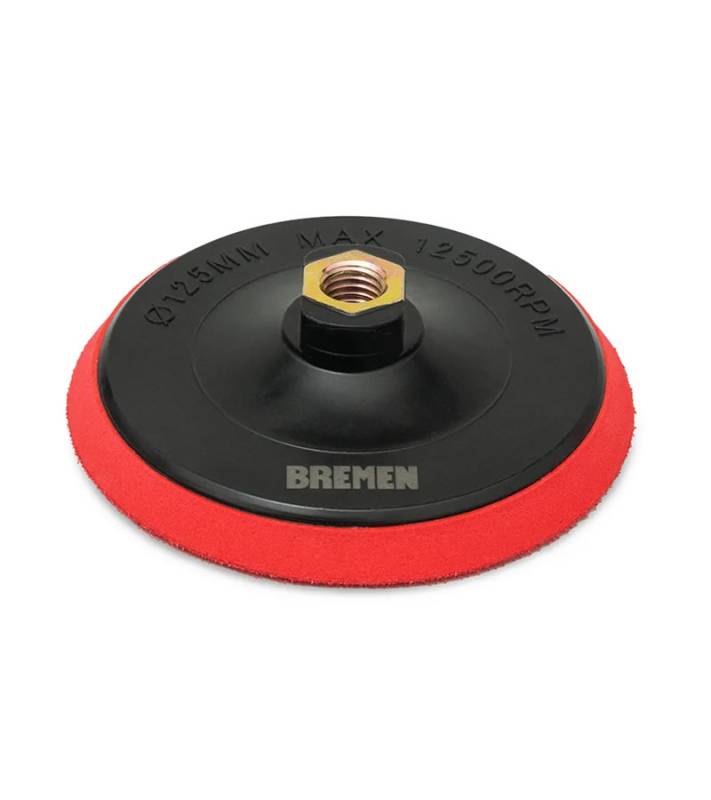 Disco Respaldo De Goma (5 / 125Mm) Con Adaptador Bremen