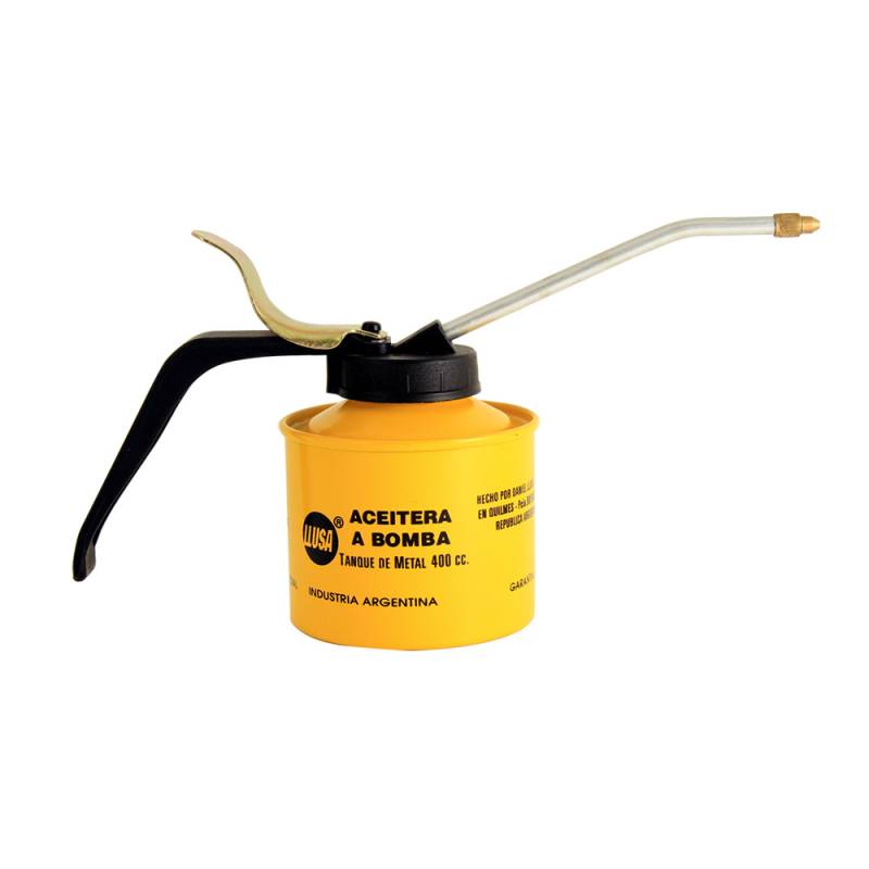 Aceitera Metal Pico Fijo 400 C.c Llusa