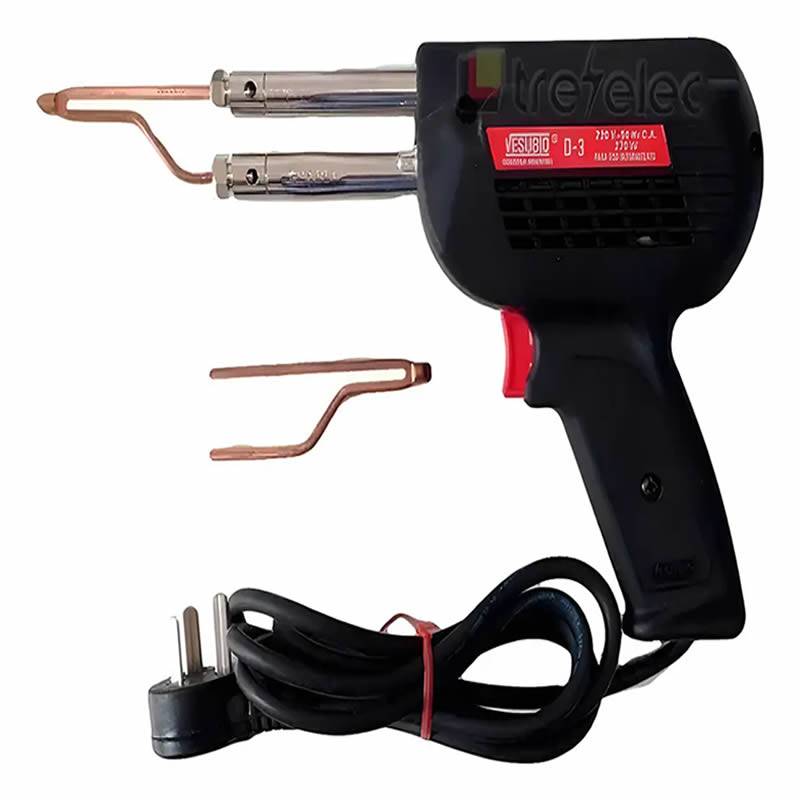 Soldador De Estaño Pistola 270W Mod. D-3 -- Vesubio