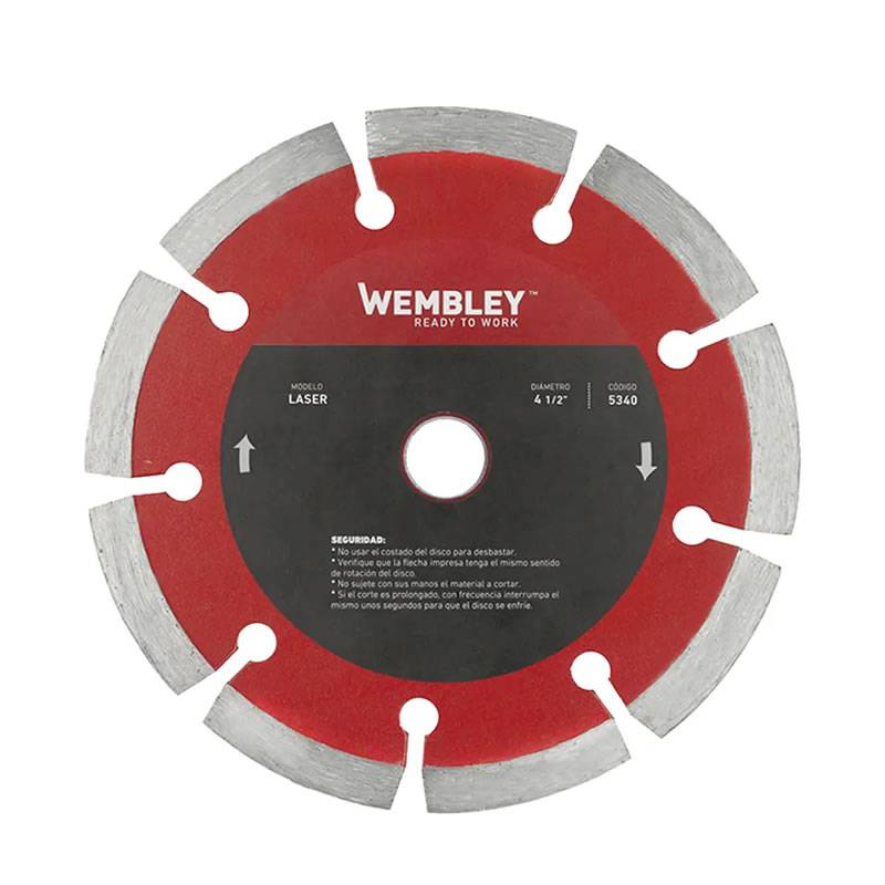 Disco De Diamante 4.1/2 Laser Segmentado Wembley