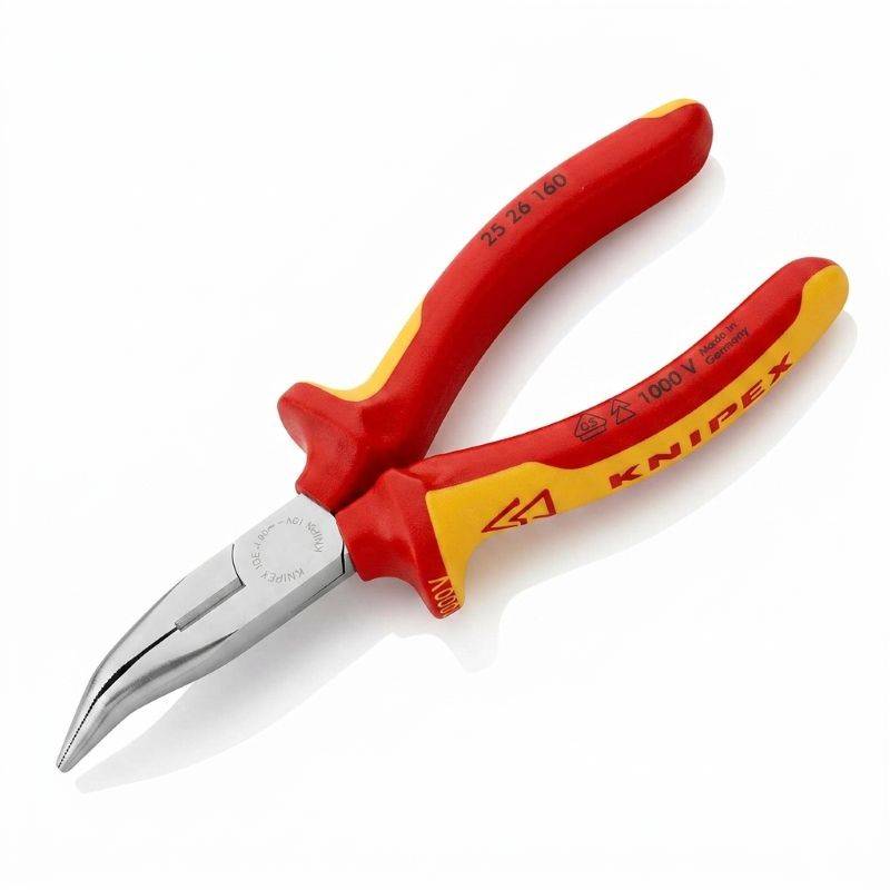 Pinza De Punta 2561-160 Media Caña Curva -- Knipex