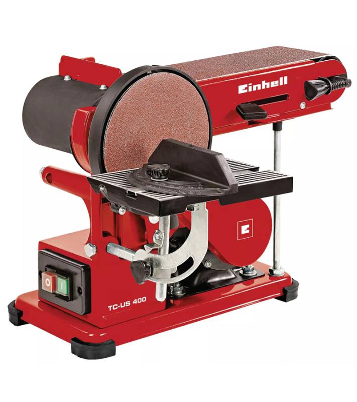 Lijadora De Banco 375W  Diam. Disco 150Mm Lija 915X100  Einhell** Tc-Us 400