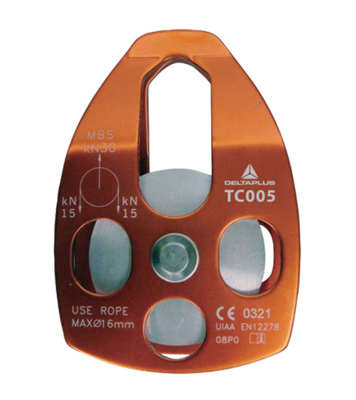 Polea Aluminio Simple Basculante 16Mm  Deltaplus