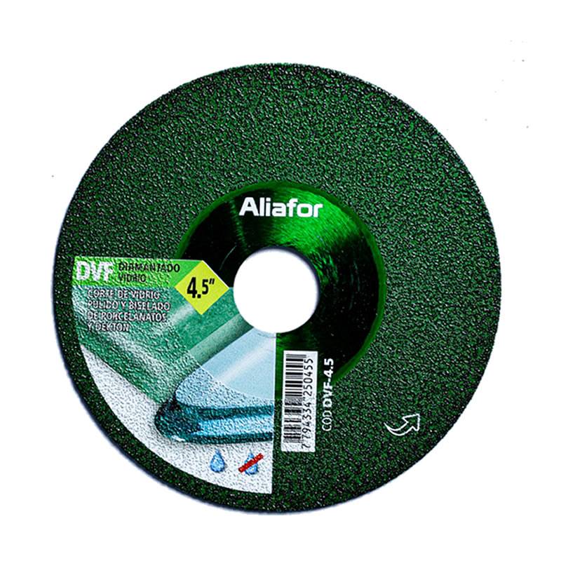 Disco De Diamante 4.1/2 Dvf Para Vidrio Aliafor