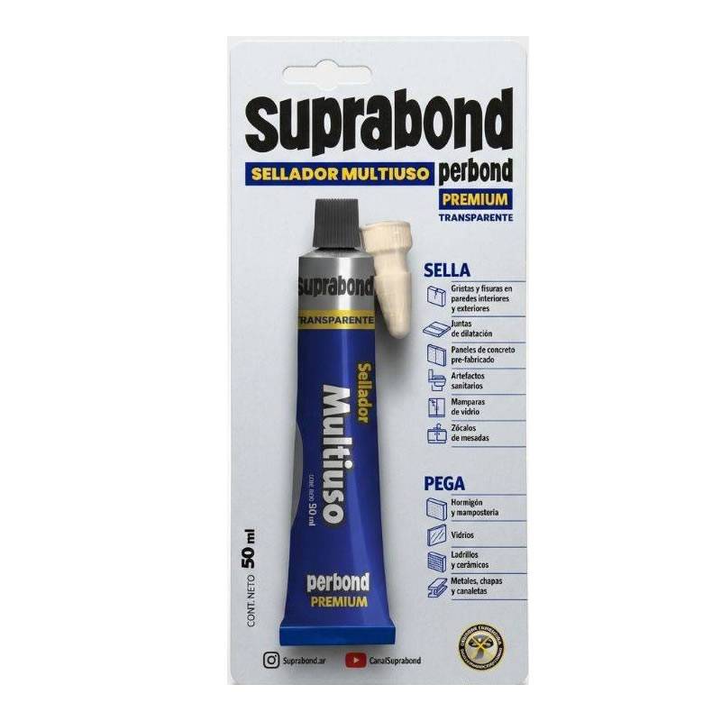 Pomo Caucho 25Gr Transp Premium -- Perbond Pbdp25T
