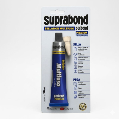 Pomo Caucho 25Gr Transp Premium -- Perbond Pbdp25T