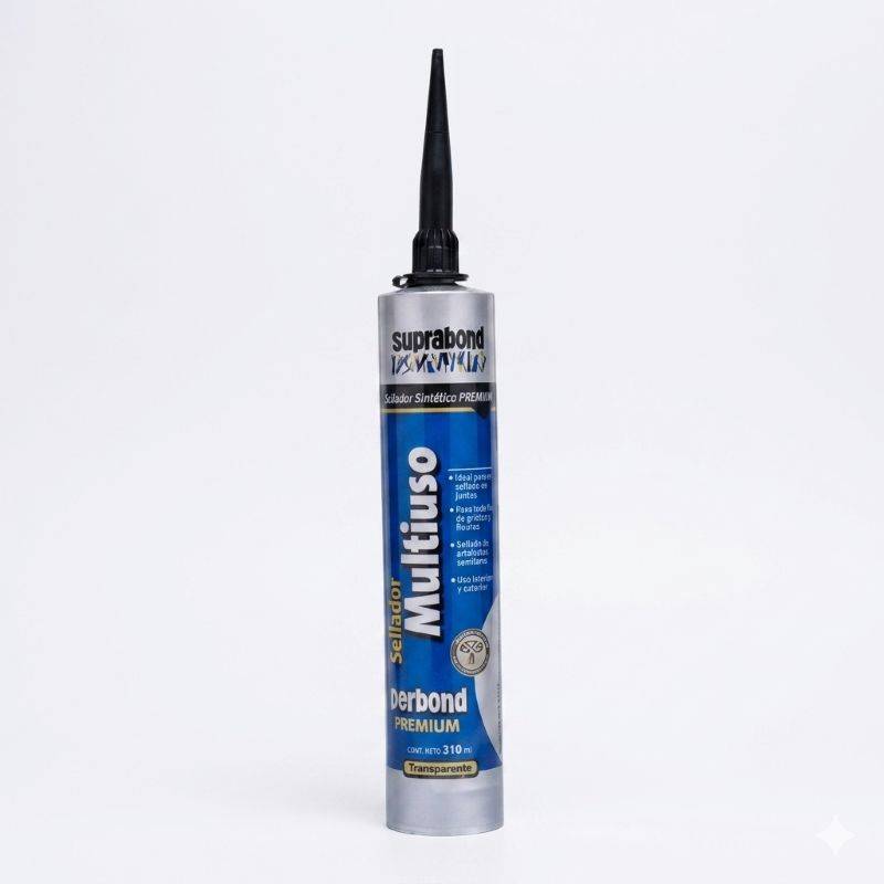 Cartucho Caucho 310Gr Transp. Premium -- Perbond Pbdp310