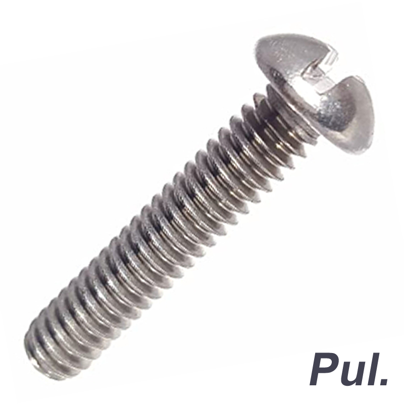 Tornillos C/Redonda En Pulgadas Inox.304