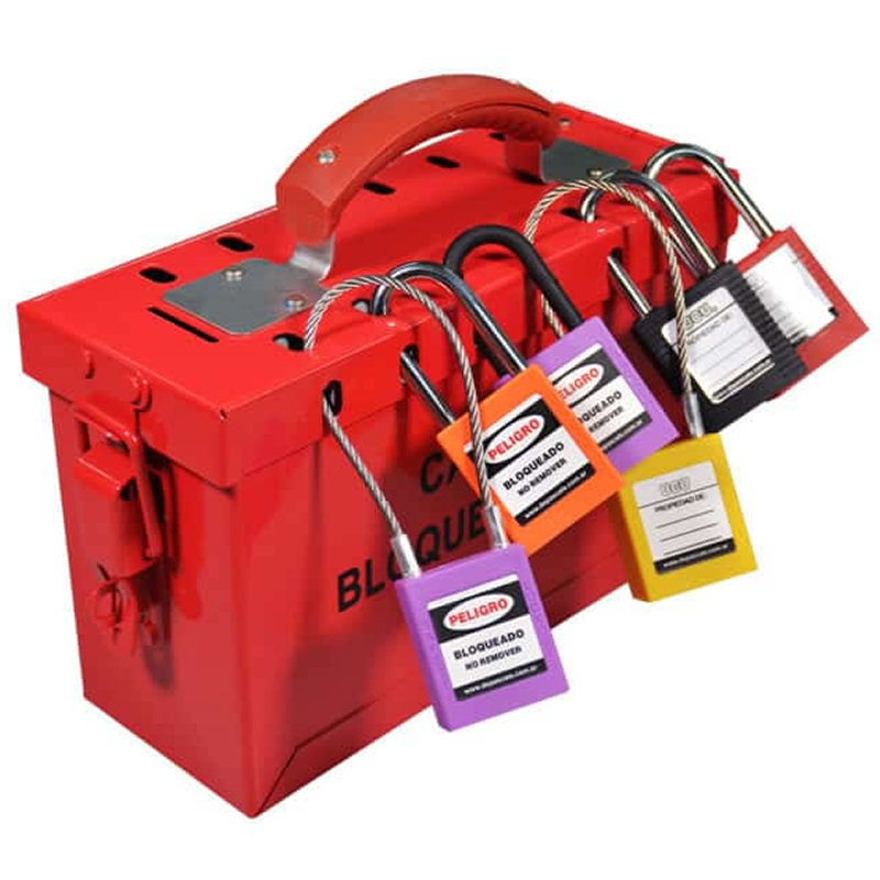 Cajas De Bloqueo Grupal P/Doce Candados Ucu