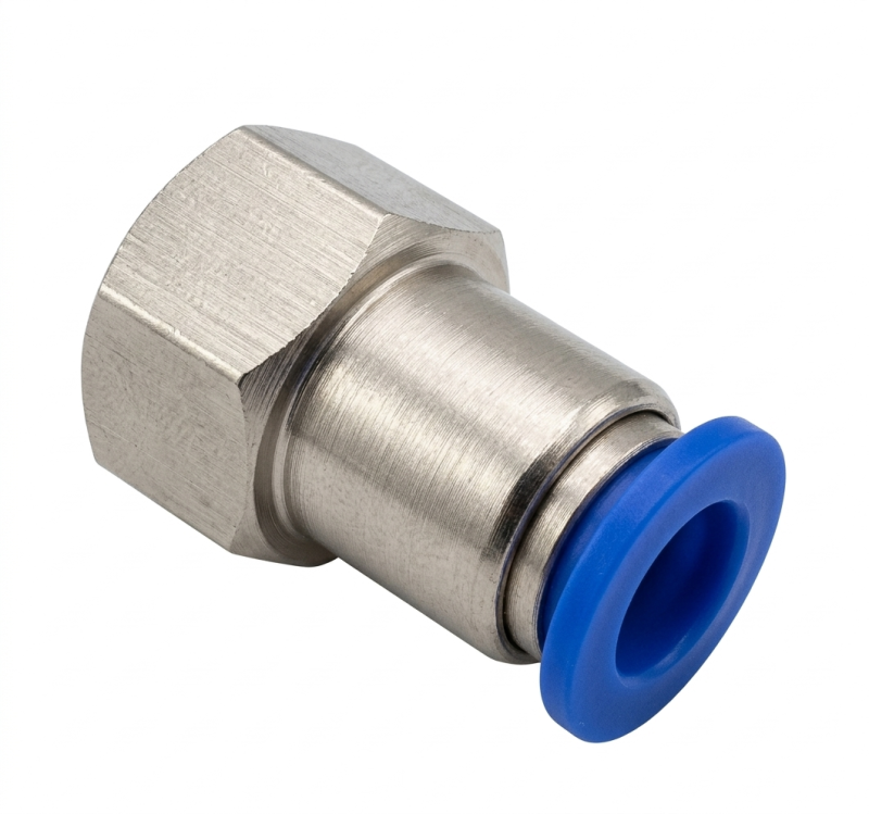 Conex.autom.recta 6 Mm X 1/4 Bspt Hembra Plast.