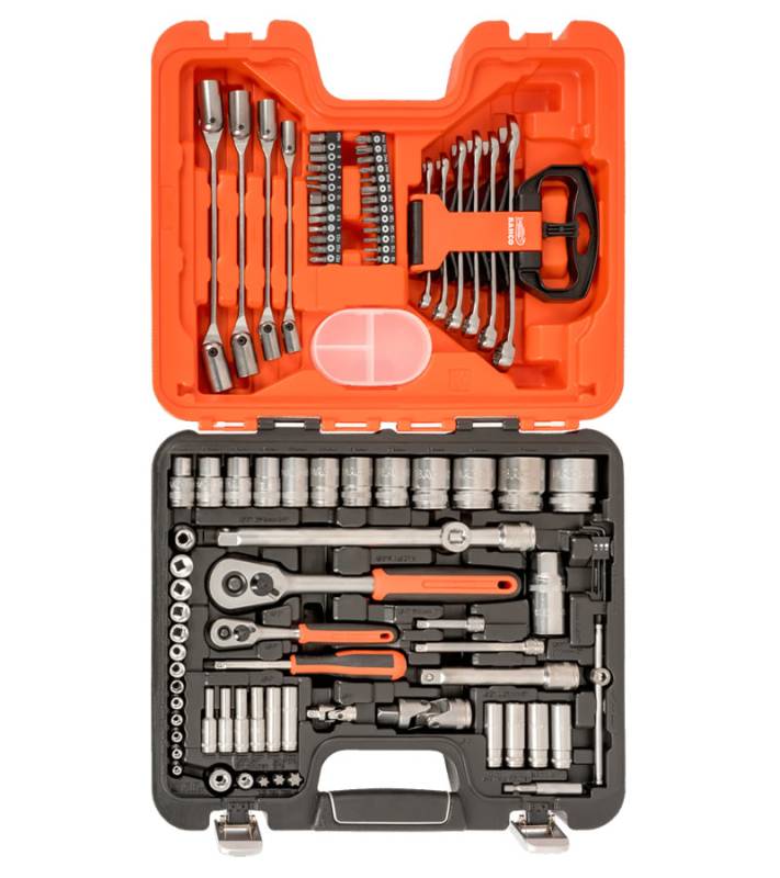 Juego Bocallave En 1/4 Y 1/2 -  92 Piezas Bahco -- S910