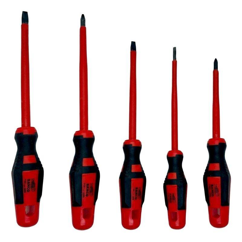 Juego De Destorn.dielect.1000V Pl/Ph (5 Pzas)  Bahco -- 800Iec/5-Rn