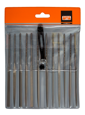 Juego De Limas Aguja 12 Piezas Corte Fino  Bahco -- 2-472-16-2-0