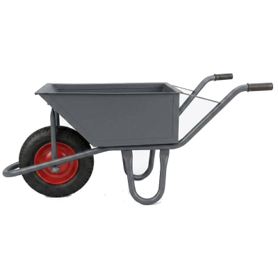 Carretilla Pesada M-90 Rueda Maciza (Gris)