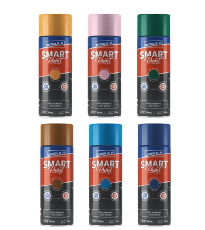 Pinturas En Aerosol X 250Gr Uso General  Doble Aa