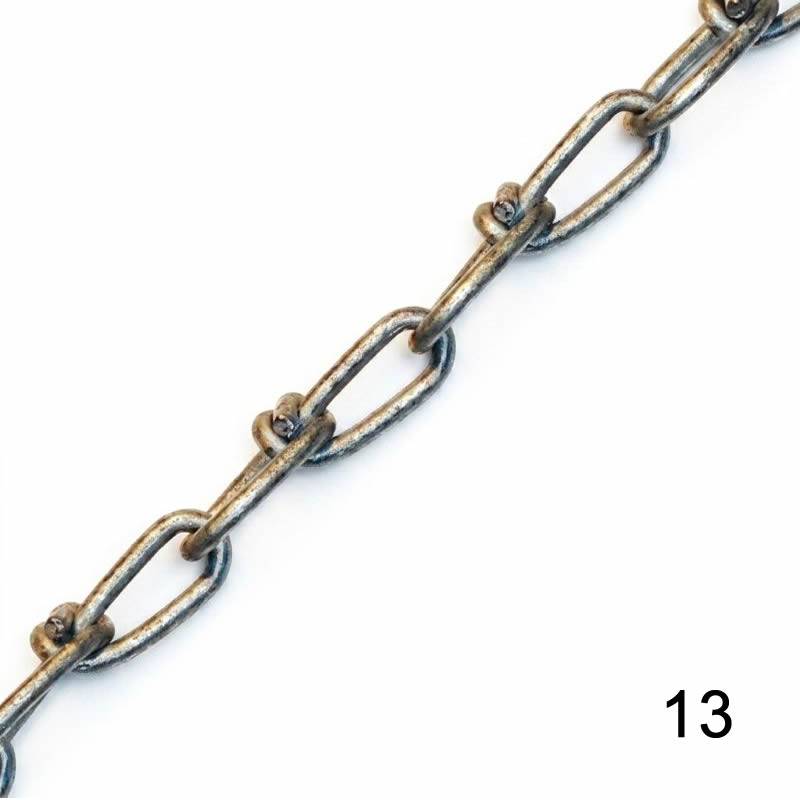 Cadena Nudo Galvanizada X Mts -- El Abuelo