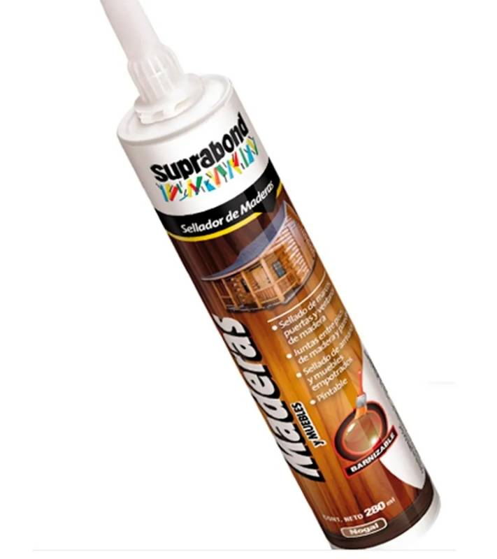 Cartucho Silicona 280Gr Maderas Nogal  Suprabond