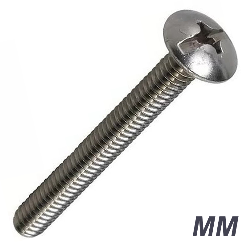Tornillos Cabeza Tanque Métricos Inox.304