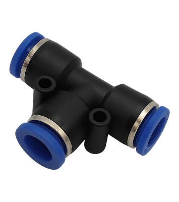 Uniones Tee C/Conexión Automática Plast. Alnat