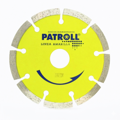 Disco De Diamante Segmentado Linea Amarilla -- Patroll