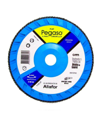 Discos Flap P/Metal Zirconio Pegaso