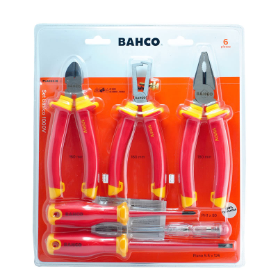 Juego De Herramientas  Aisladas 1000V  6 Pzas Bahco -- Pla023-Is