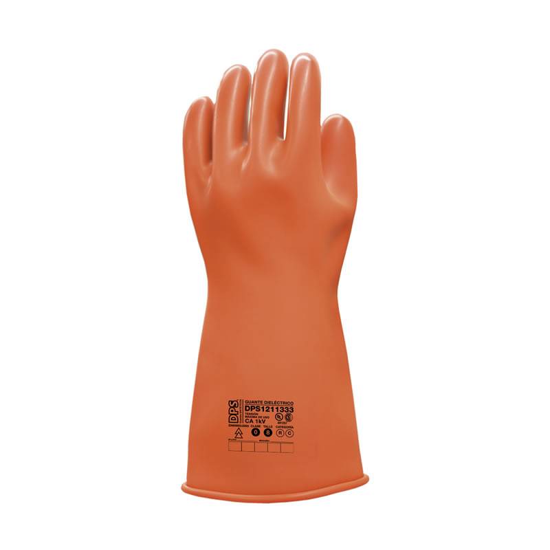 Guante Dielectrico Clase 0 1000 V Naranja L:36Cm Dps