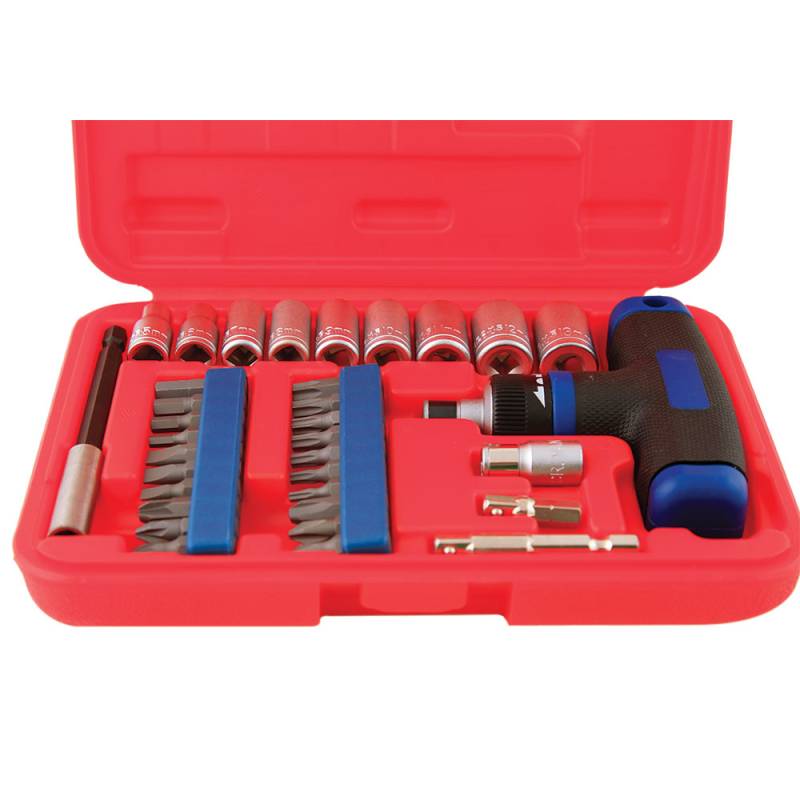 Juego De Bocallaves Y Puntas (Mm 34Pz) -- Ruhlmann 001308