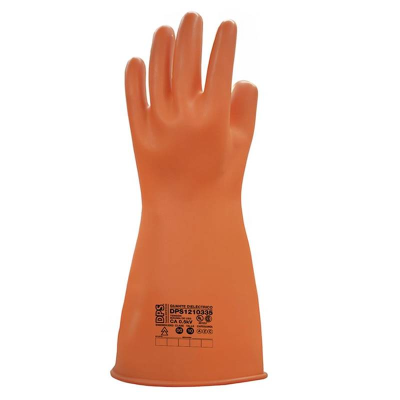 Guante Dielectrico Clase 00 500 V Naranja L:36Cm Dps