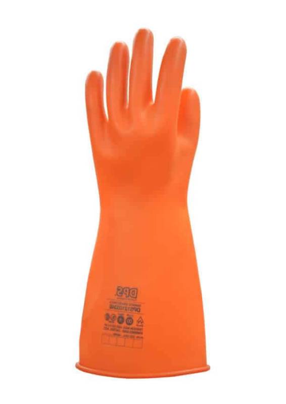Guante Dielectrico Clase 00 500 V Naranja L:36Cm Dps