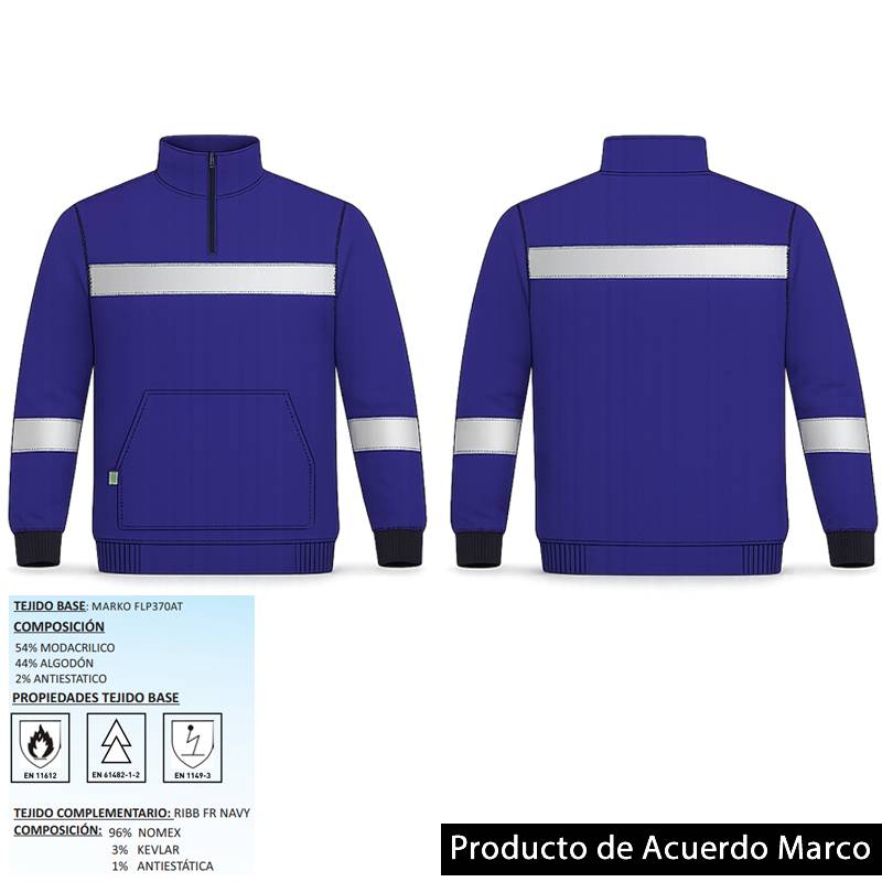 Buzo C/Cierre Marko Reflec. Atpv 15,7 Flp370At Lakeland Acuerdo Se