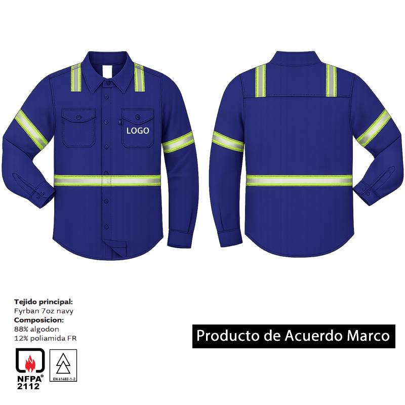 Camisa Fr Strype Fyrban 7 Oz Ref Lpl Lakeland Acuerdo Se