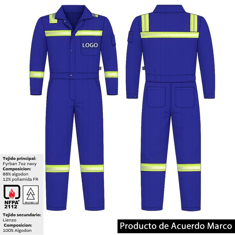 Overol Stripe Fr 7 Oz. Fyrban Ref. Lpl Lakeland Acuerdo Se